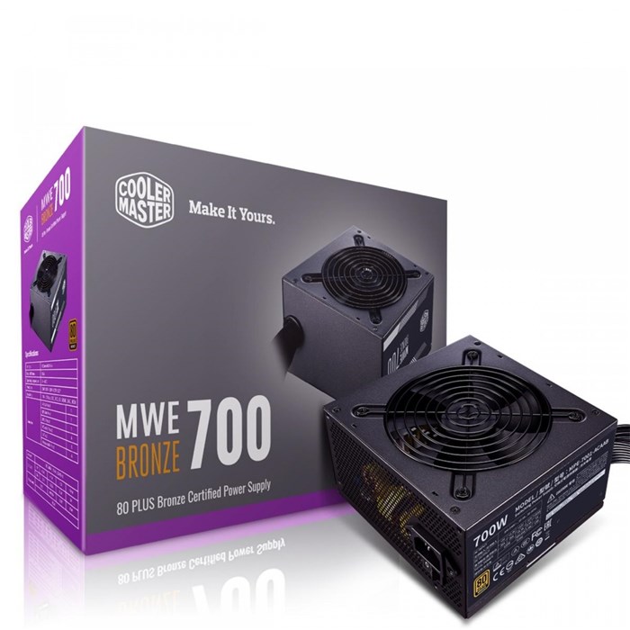 پاور کامپیوتر کولر مستر MWE Bronze 700W